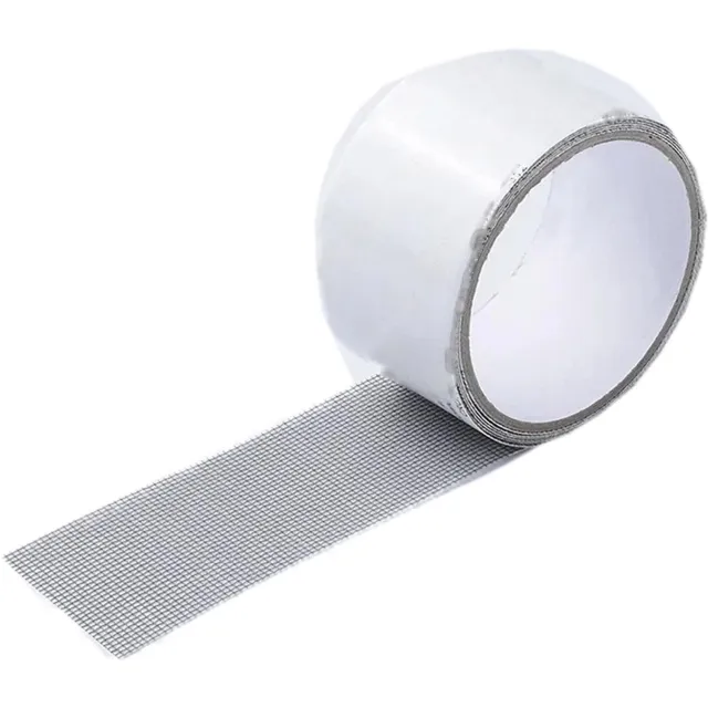 Onse Design Hor Reparatie Tape - Zelfklevend Glasvezelgaas voor Raamhor en Hordeur - Op Maat te Knippen - 5 cm x 2 Meter - Grijs