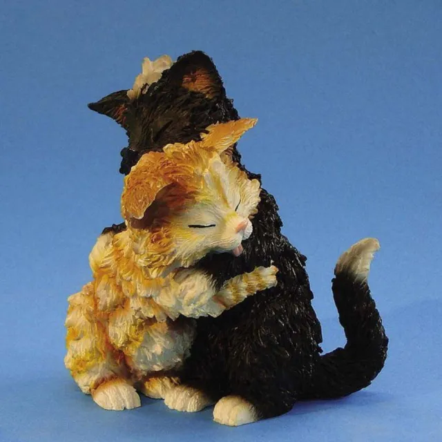 Parastone Kattenbeeldje - De likkende katten - Paolo & Amalia - Parastone - 6 cm Bont