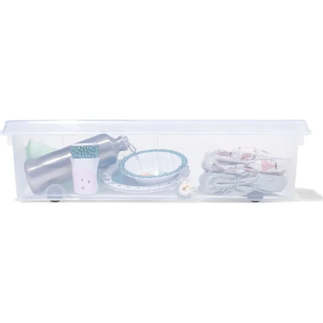 HEMA Bedroller 31L Paris transparant 72x40x20 (transparant)