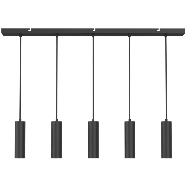 Calex pendel 5L Balk GU10 220-240V Zwart