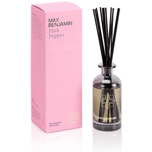 Max Benjamin geurstokjes - Pink Pepper - 150 ml roze