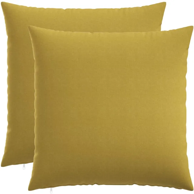 vidaXL Dekenkussen - 2 - st - HEERLEN - Lichtgroen - 65 - x - 65 - cm - Stof