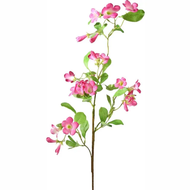 Viv! Home Luxuries Trompetbloem - kunstbloem - roze - 84cm