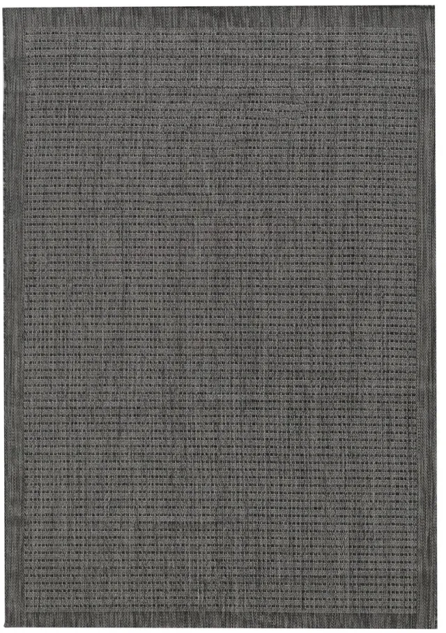 Dutch XXL Buitenkleed | Giza | Kader | Zwart | 80x150 cm | Buitentapijt | Tuintapijt