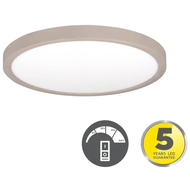 Highlight Plafondlamp Piatto Ø 23,5 cm 3 step DIM beige