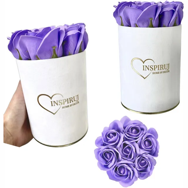 Inspiruj Flowerbox - Mydels Bloemen - Fiolet