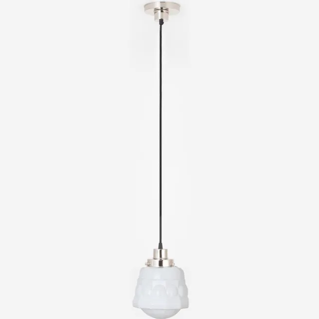 Coloured by Art Hanglamp aan snoer Weimar 20's Nikkel - Art Deco Trade