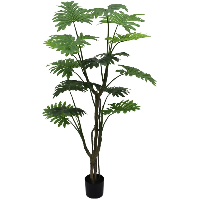homebound by ky Kunstplant Philodendron 160cm Meerkleurig