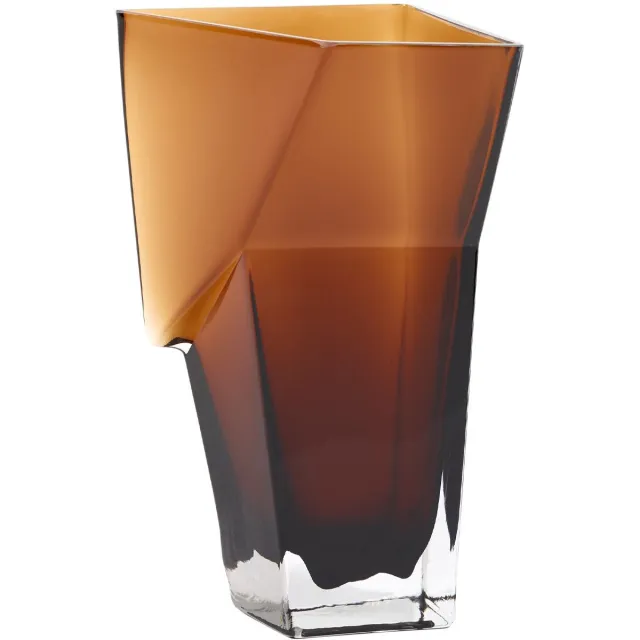 Serax Bob Verhelst Dunk vaas °8 23x18.5cm H33.5cm bruin