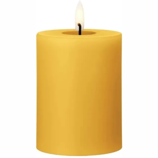Ester & Erik Led Pillar kaars H10cm mango geel