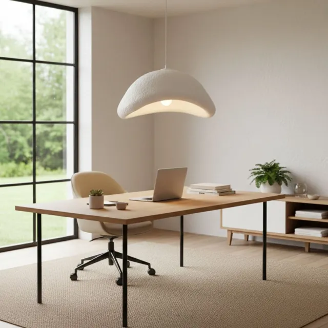 Vente-unique Asir - Kroonluchter - Wit - METALEN BEHUIZING - 52 x 120 x 52 cm Wit#4