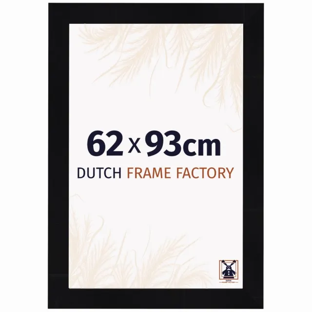 Dutch Frame Factory Fotolijst 62x93 cm - MDF - Zwart Hoogglans - Praag