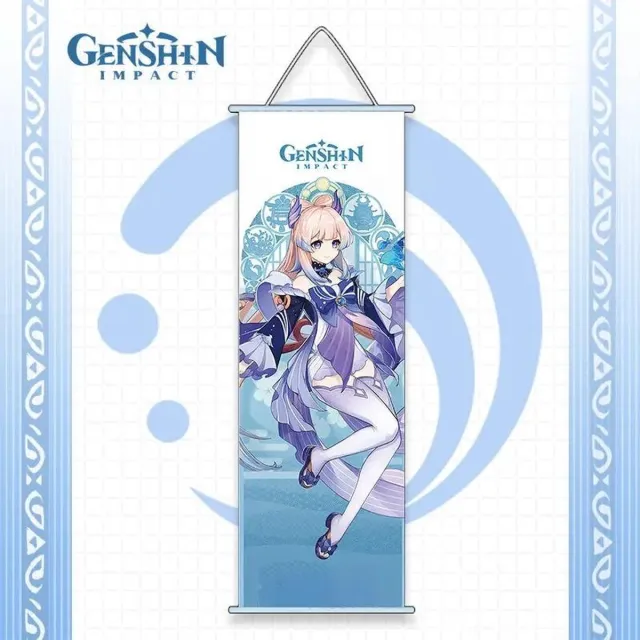 Genshin Impact Kokomi - Hydro - Poster - Anime Merchandise - Manga - Canvas - Figure