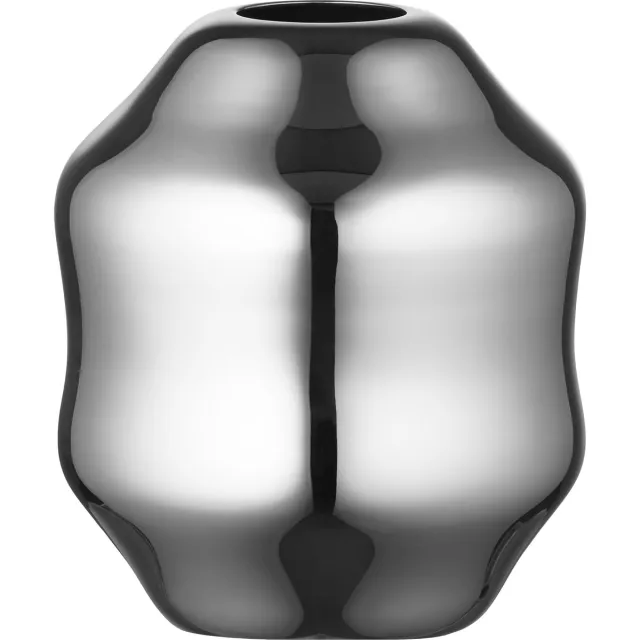 Gense Dorotea Vaas Dia 9 x 10 Glanzend staal Polished steel