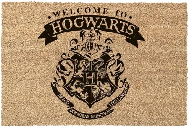 Pyramid International Harry Potter - "Hogwarts Crest" Deurmat 40x60cm Bruin