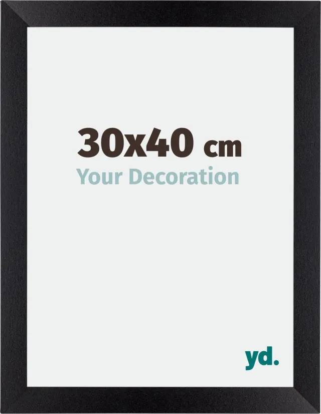 yd. Your Decoration - Fotolijst 30x40 cm - MDF - Zwart Mat - Mura