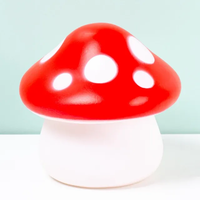 Gift Republic Paddenstoel Lampje van Gift Republic Rood,Wit
