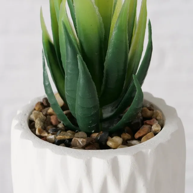 Boltze Home Kunstplant vetplant in pot wit H15cm groen