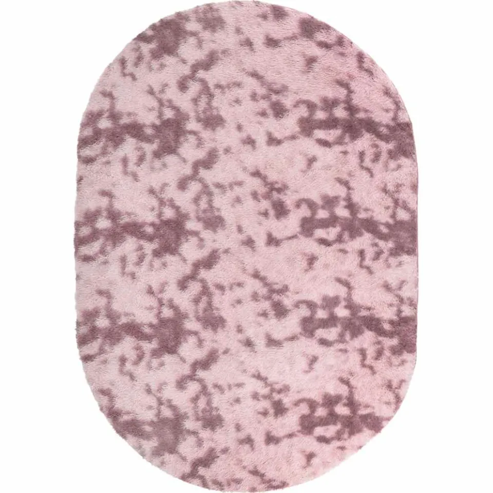 vidaXL Hoogpolig vloerkleed NAVARRA 300x200 cm polyester stoffig roze