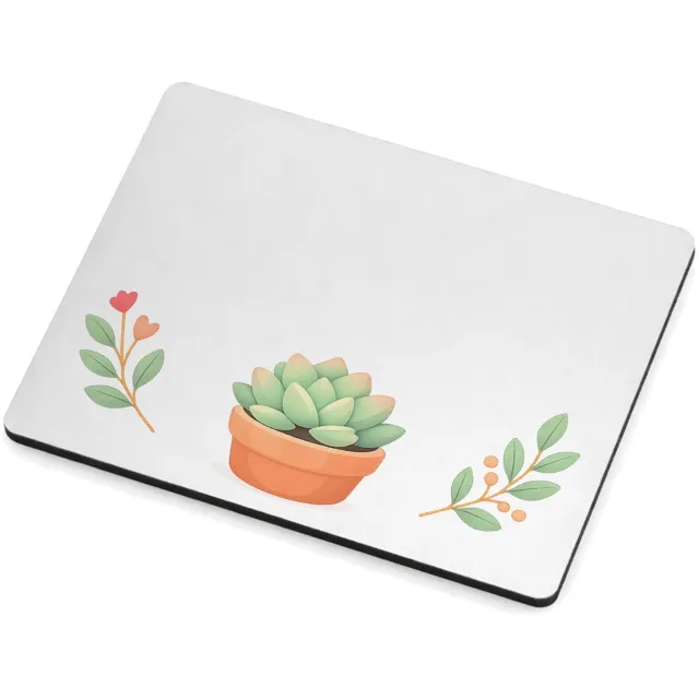 Mr Cadeautjes MDF magnetische fotolijst 9 x 7 - design Een compacte positieve quote rond een rustige botanische com | cadeau Wit