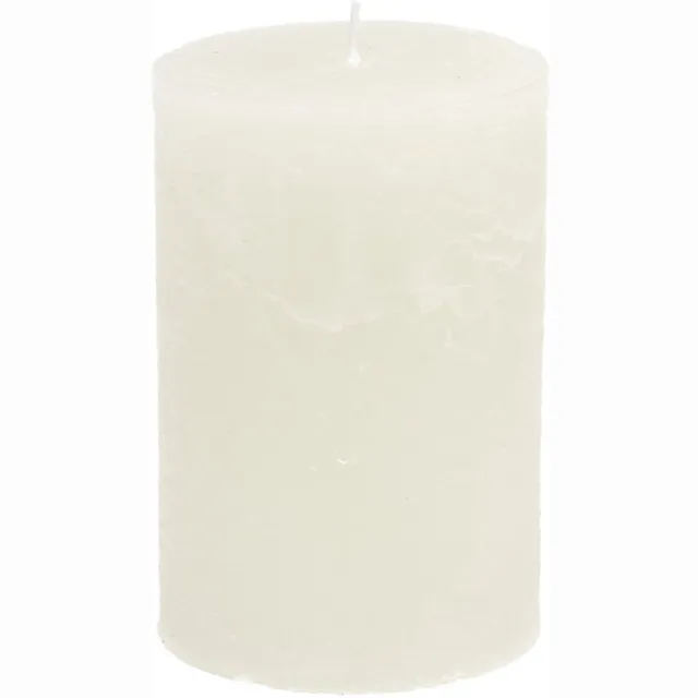 Viana Effen kaarsen wit 60x80mm 4 st, 4 Stück