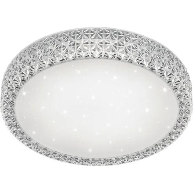 RL LIVE YOUR LIGHT REALITY PEGASUS - Plafondlamp - Wit - incl. 1x SMD 27 W - Afstandsbediening - Geintegreerde dimmer - Traploos instelbare lichtkleur - Nachtlampje - Plafondbevestiging - Niet geschikt voor externe dimmer - Sterlichteffect - Geheugenfunctie