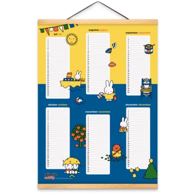 Nijntje poster A , Nijntje Verjaardags kalender, Nijntje, Poster