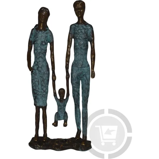 Inspiring Minds Bronzen beeld moderne familie | GerichteKeuze Brons