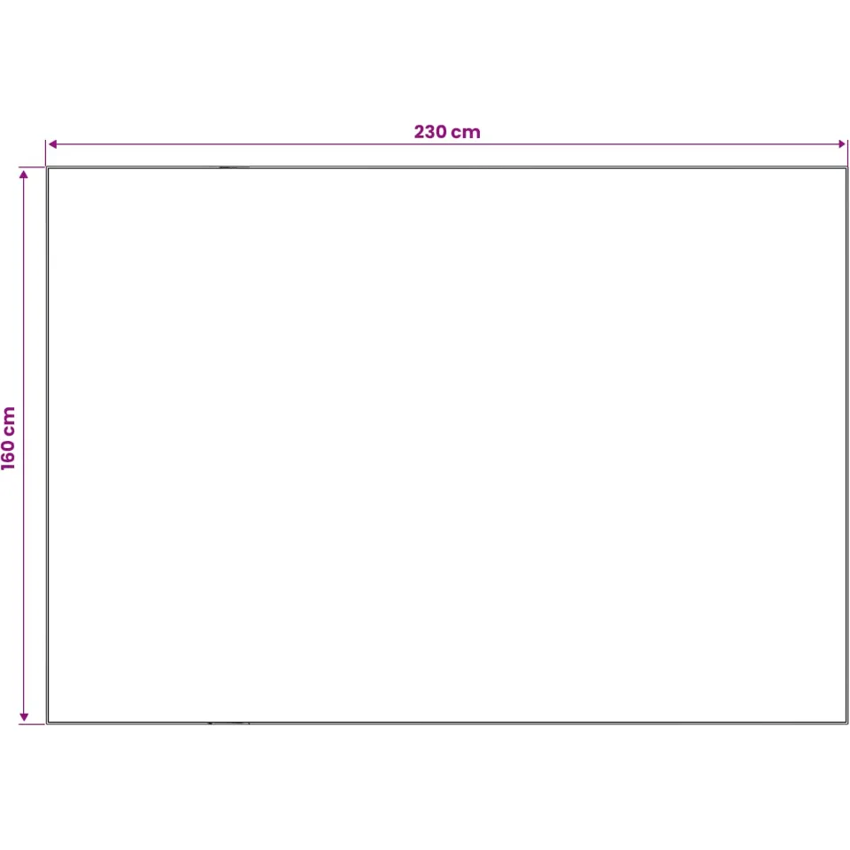 vidaXL Vloerkleed ORIZ Crèmekleurig 160 x 230 cm 100% polyester, foto 3