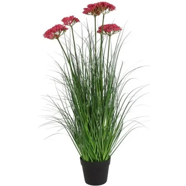 Decostar Kunstplant achillea 15x15x90cm lila rood