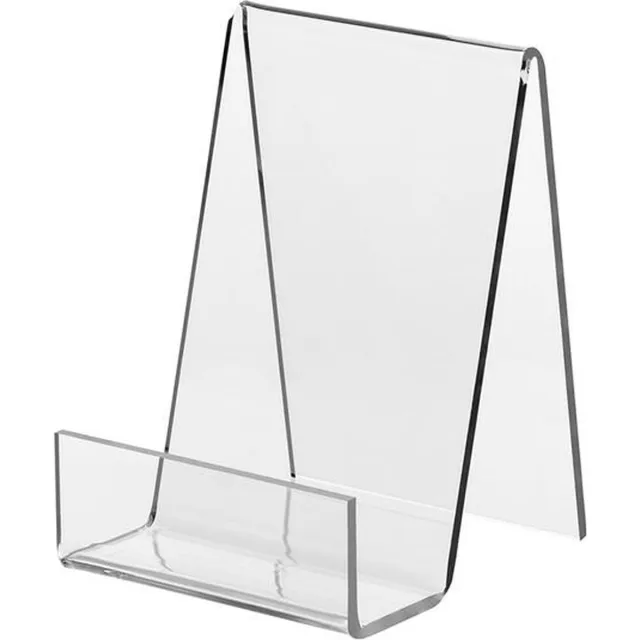 VKF Renzel Telefoonstandaard - Boekenstandaard - hoogte 80 mm - breedte 60 mm Transparant