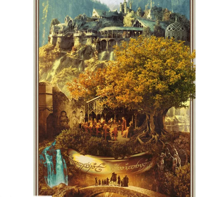 THE LORD OF THE RINGS Rivendell Unisex Poster - meerkleurig - Standard multicolor
