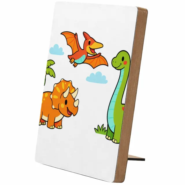 Mr Cadeautjes Glasframe/MDF 12,7 x 17,8 - design Vrolijke jungle-exploratie met exotische dieren in een helde | cadeau Wit