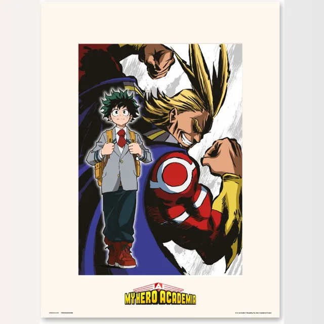 heroacademia My Hero Academia: First Season Print Bonte kleuren