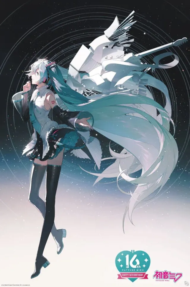 ABYSTYLE Poster Hatsune Miku - Happy 16th Birthday Miku - 61x91,5cm Divers