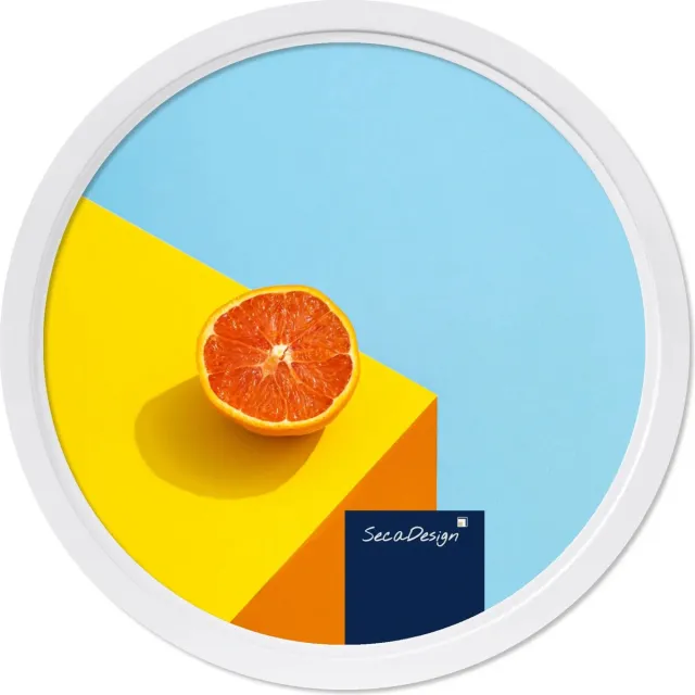 Ronde fotolijst - SecaDesign - Ø 20 cm - wit