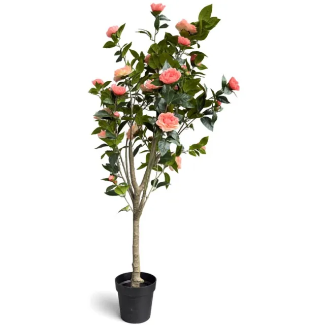 Oosterik Home Roos roze in pot H 155 cm kunstplant Oosterik Home onbekend