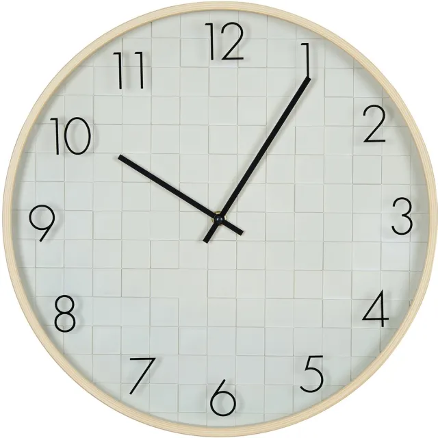 Beliani CREUSE - Wandklok - Wit - Synthetisch materiaal