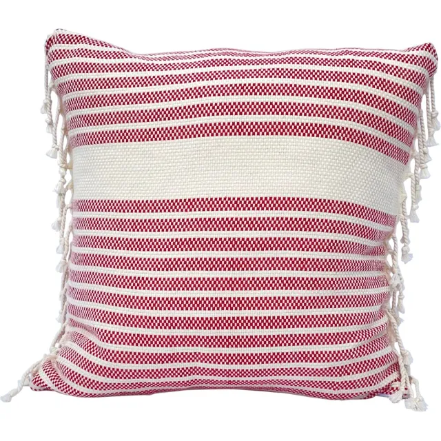 Beachie Nice rood 50 x 50 cm Kussenhoes zonder vulling