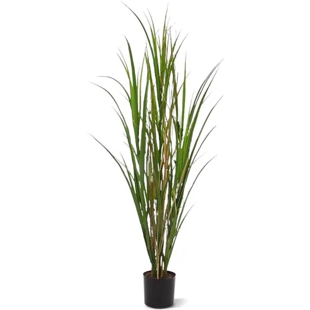 maxifleur Kunstplanten Kunst Rietgras plant deluxe 120cm - groen - UV bestendig