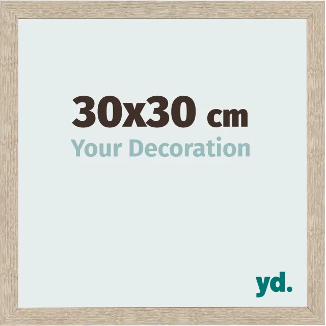 yd. Your Decoration - Fotolijst 30x30 cm - MDF - Sonoma Eiken - Bologna