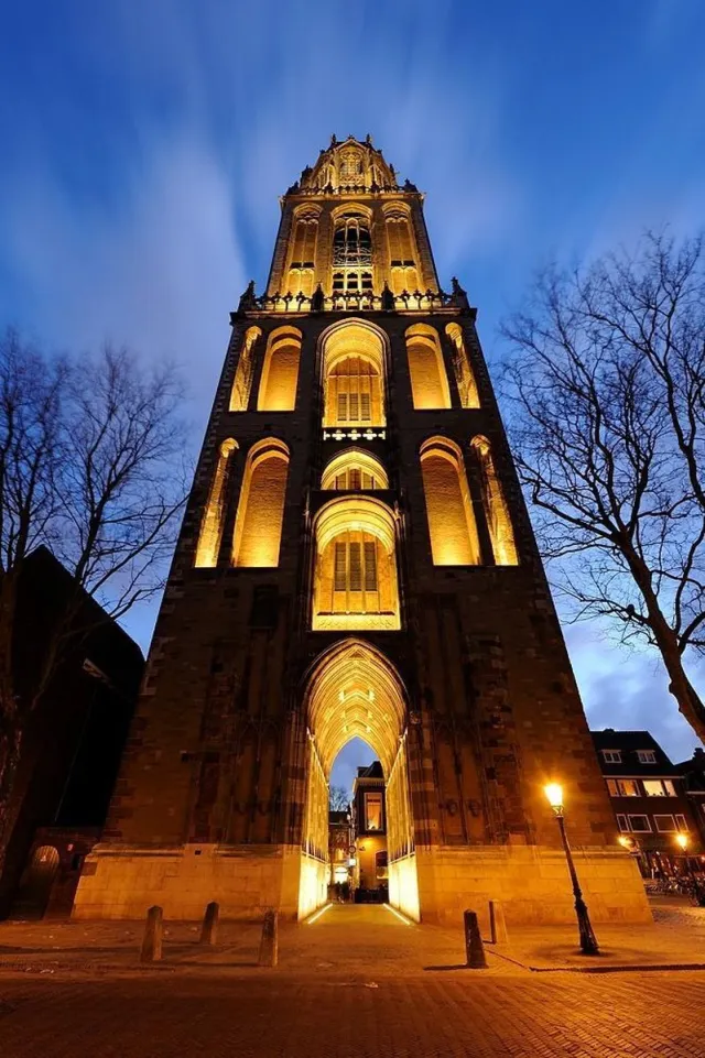 Donker Utrecht Poster Donker Utrecht - Domtoren - 40 x 60 cm - glanzend papier Multi Colour