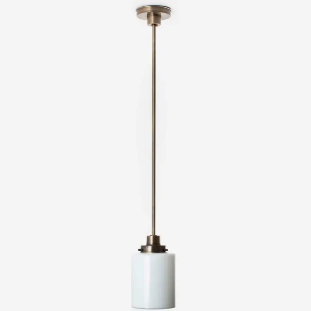 Coloured by Art Hanglamp Strakke Cilinder 20's Brons - Art Deco Trade
