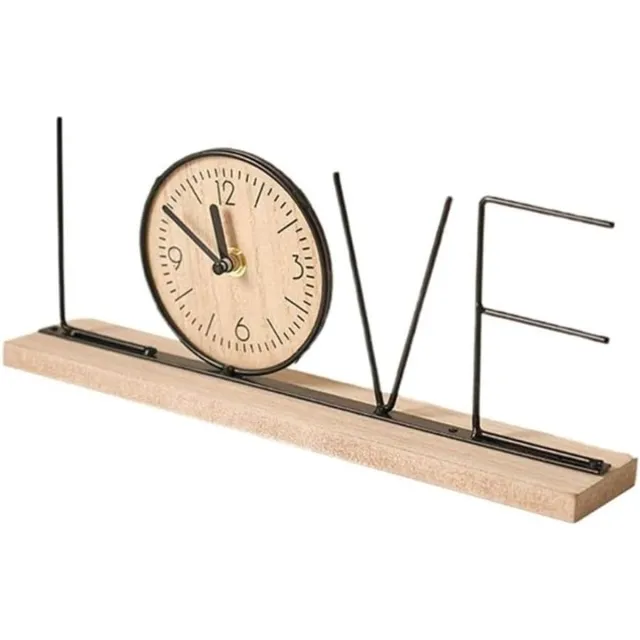KZQ Decoratieve Houten Staande Klok – Stil, Tijdloos en Elegant voor Elke Ruimte Zoals in de figuur te zien is