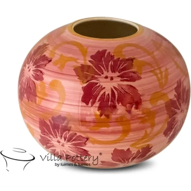 Irishflowers Vaas - Villa Pottery - Decoratie - Woondecoratie - Keramiek - Bloom 7_1 Roze