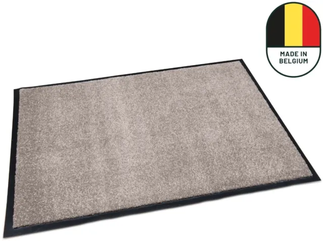 Studio M Deurmat - Deurmat Binnen - Droogloopmat - 40x60 cm - Color Pro - Beige - Schoonloopmat - Antislip Deurmat - Extra Sterk - Gemaakt in België