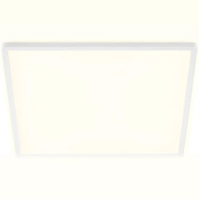 Briloner Slim - CCT Plafondlamp led - plafonniere met afstandsbediening - warm wit licht & koel wit licht - dimbaar - 22W - 42cm - wit Wit (met CCT)