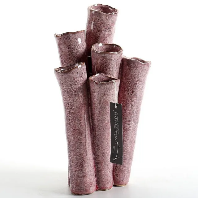 Villa Pottery Vaas - Villa Pottery - Decoratie - Woondecoratie - porselein - waterdicht - Juul 1_3 Pink Roze