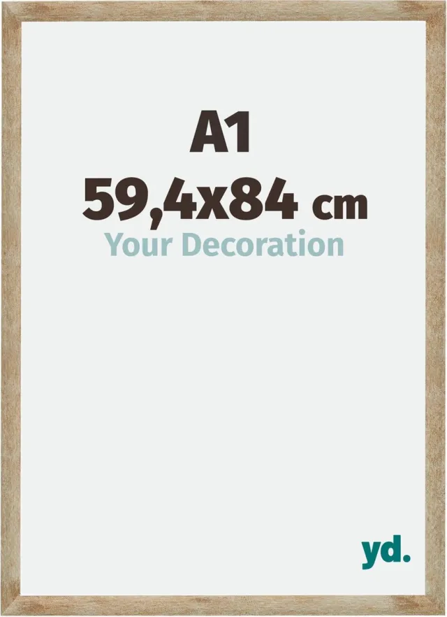 yd. Your Decoration - Fotolijst A1 59,4x84 cm - MDF - Goud - Catania