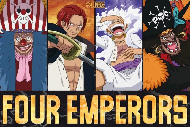 ABYSTYLE Poster One Piece - The Four Emperors 91,5x61cm Divers